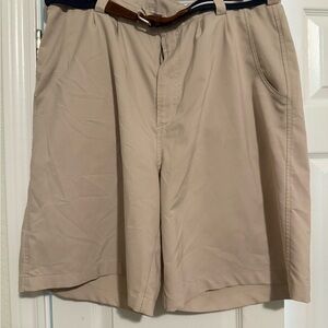 Under Armour Men's Beige Flat Front Shorts